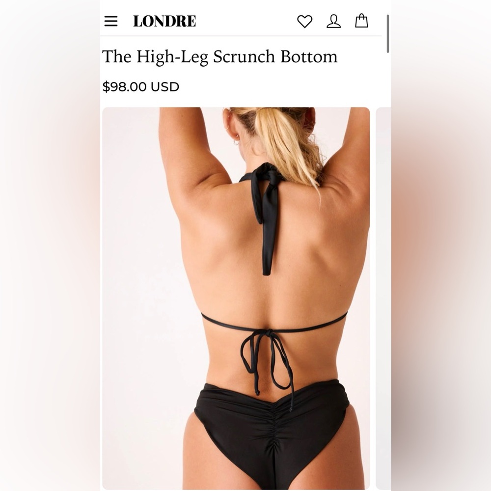 Londre The High-Leg Scrunch Bottom